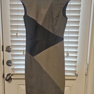 David Peck - Elegant Gray Women's Dress